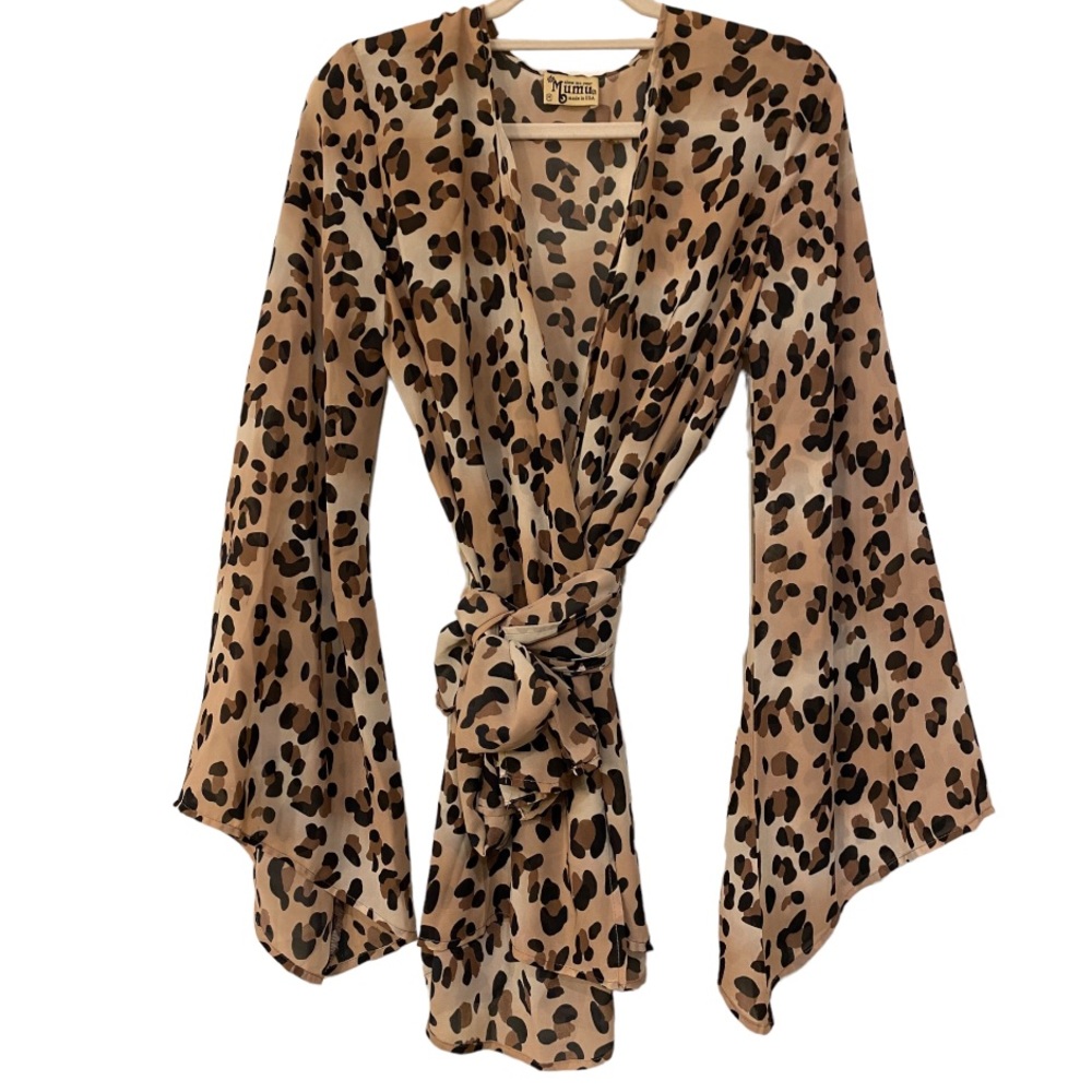 Show Me Your MuMu Leopard print robe | Medium